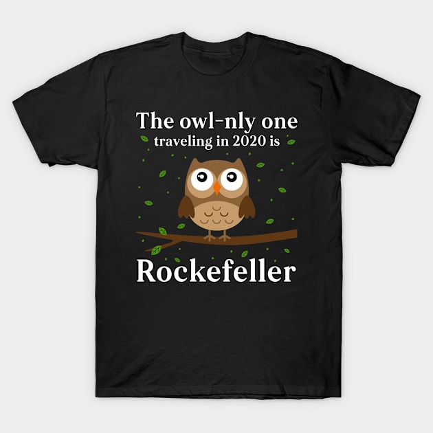 Rockefeller the Owl New York Whooo's Traveling in 2020 T-Shirt by snnt